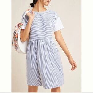 Anthropologie Sunday Striped Dress Size XS EUC L0364